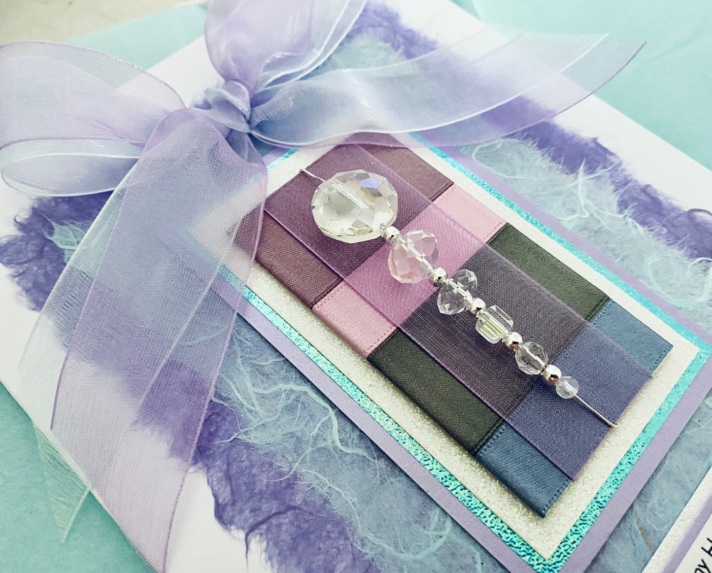 Crystal Waters Luxury Hand Made Card