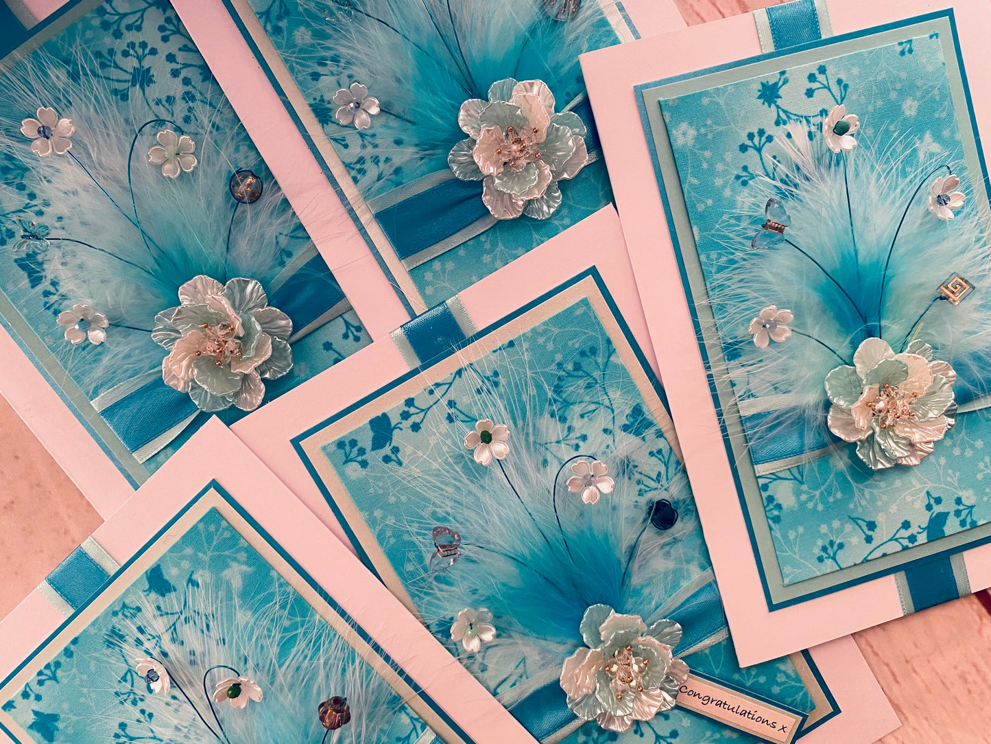 Flutterby Handmade Card
