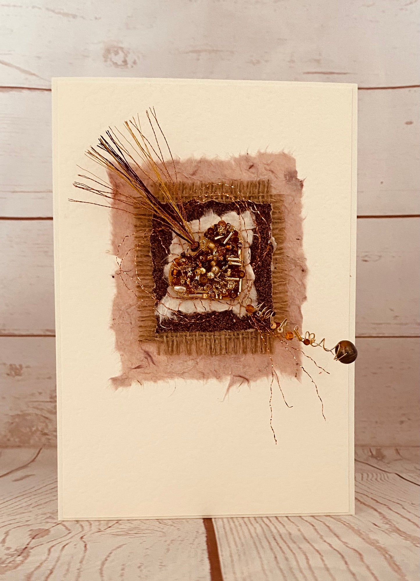 Luxury Empire Bronze Handmade Card