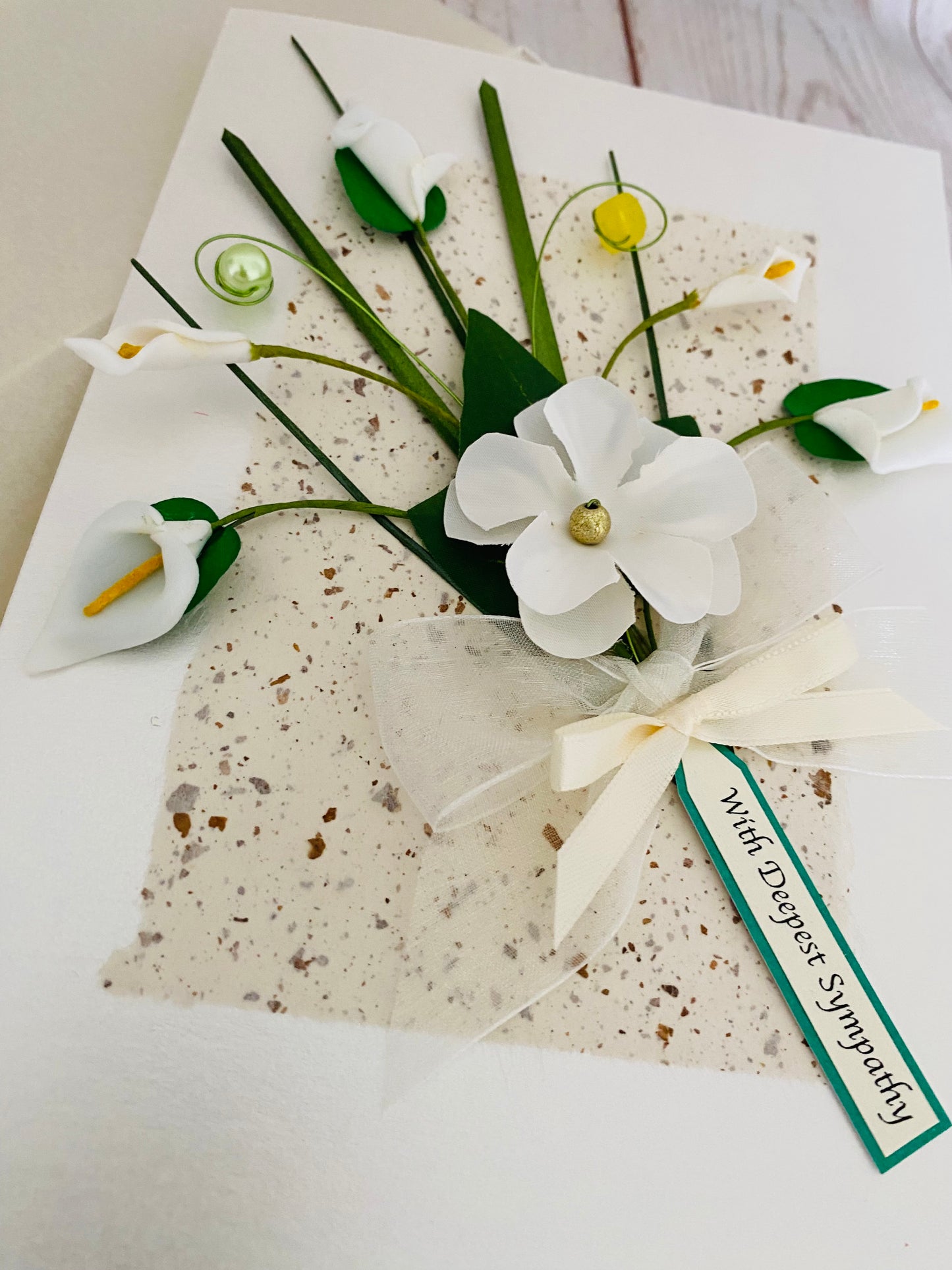 Deepest Sympathy Handmade Card