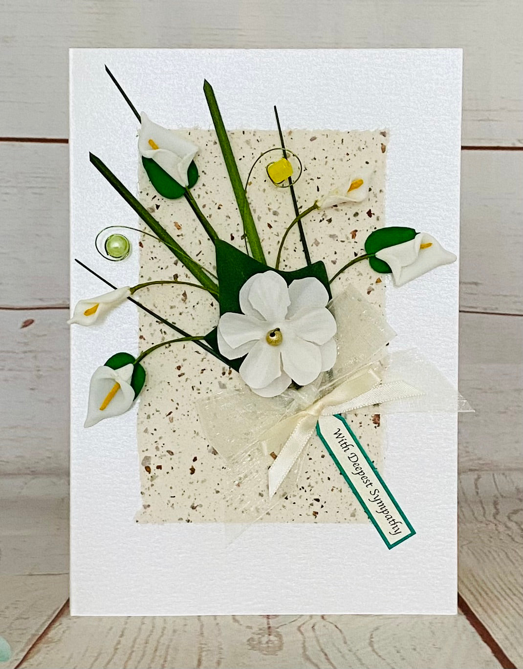 Deepest Sympathy Handmade Card