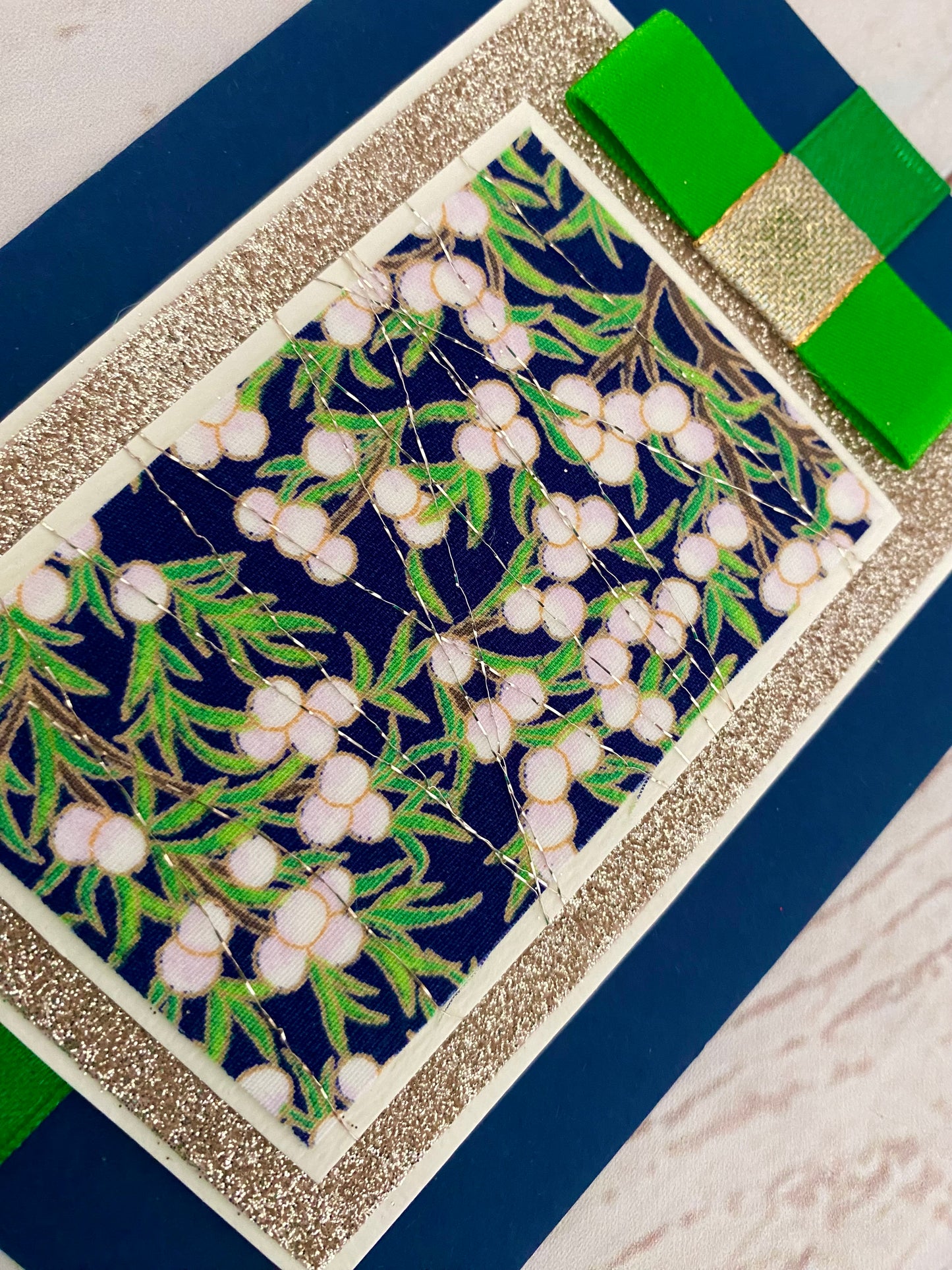 Mistletoe Handmade Christmas Card