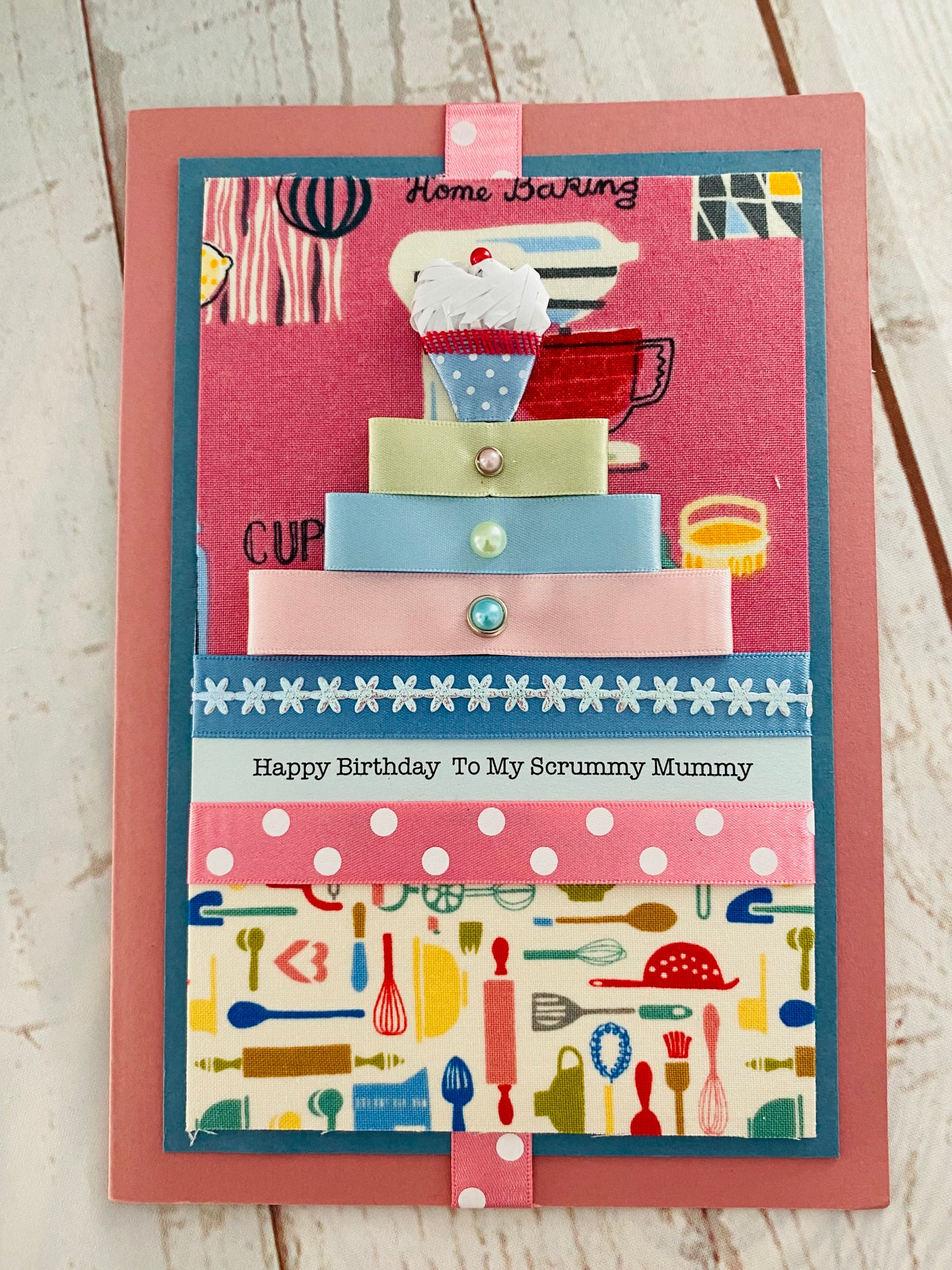 British Bake Off Hand Made Card