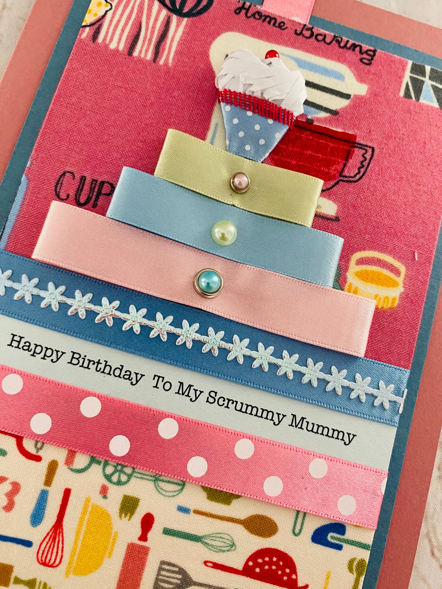 British Bake Off Hand Made Card