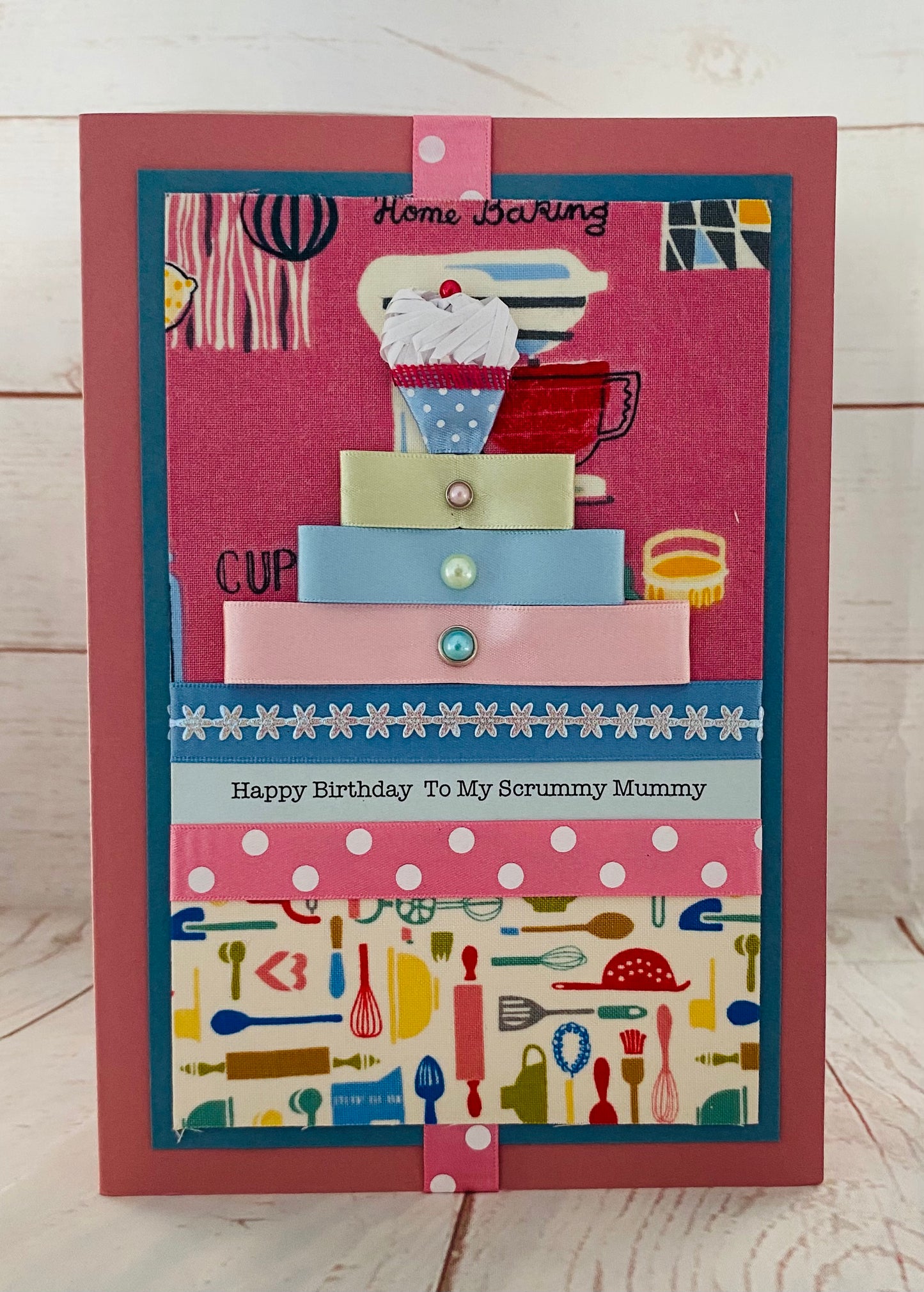 British Bake Off Hand Made Card