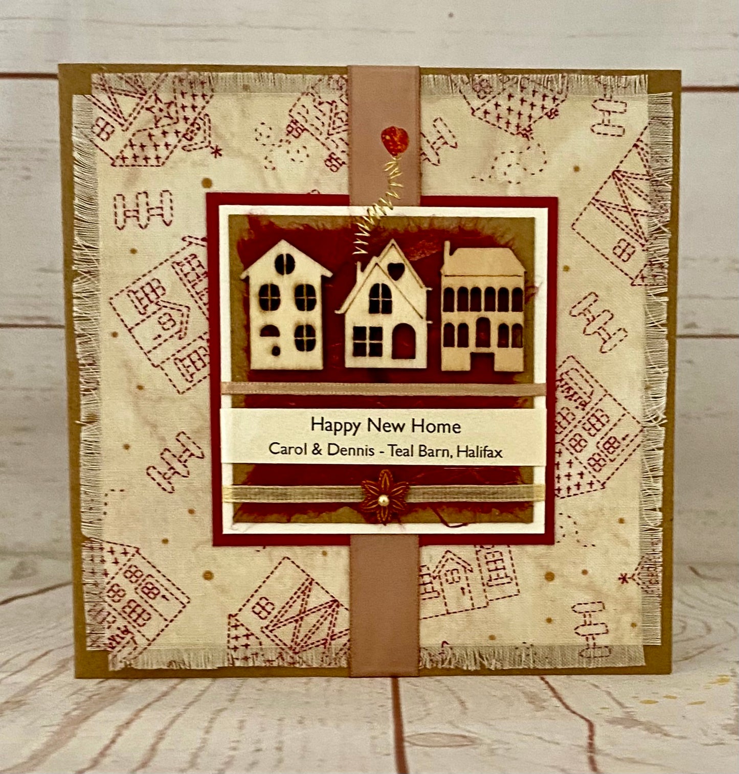 Best house in the street! new home handmade card