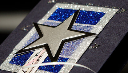 Corporate Blue Congratulations Card