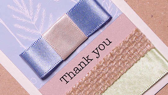 Personalised Handmade Thank You Card