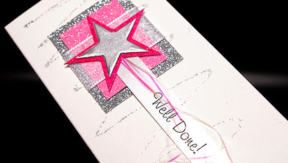 Corporate Pink Well Done Card