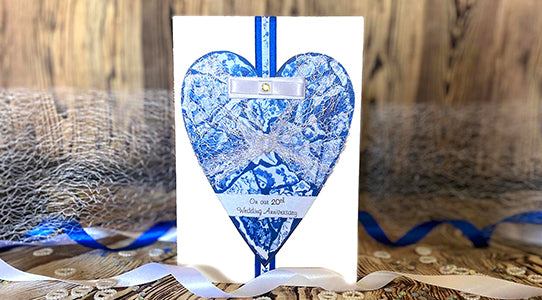 China Heart Handmade Card