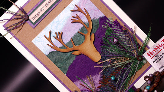 Highland Stag Handmade Card