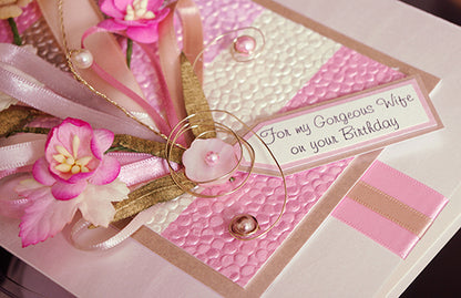 Cherry Blossom Handmade Card