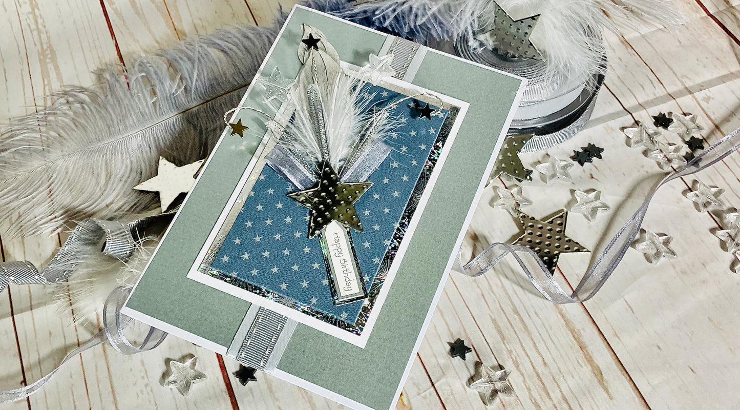 Shooting Star Handmade Card