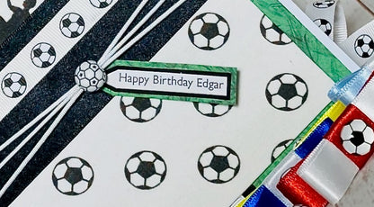 Football Handmade Card