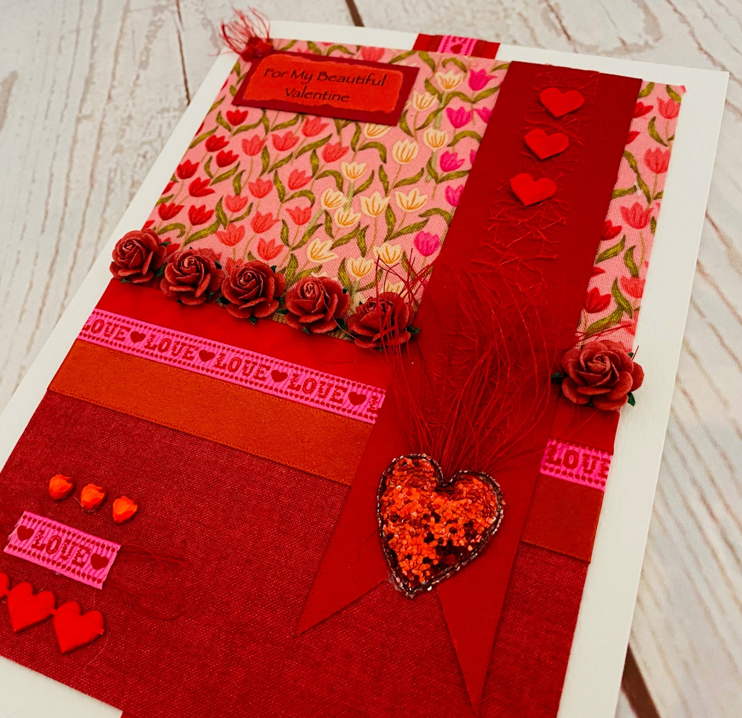 Embrace Handmade Valentines Card