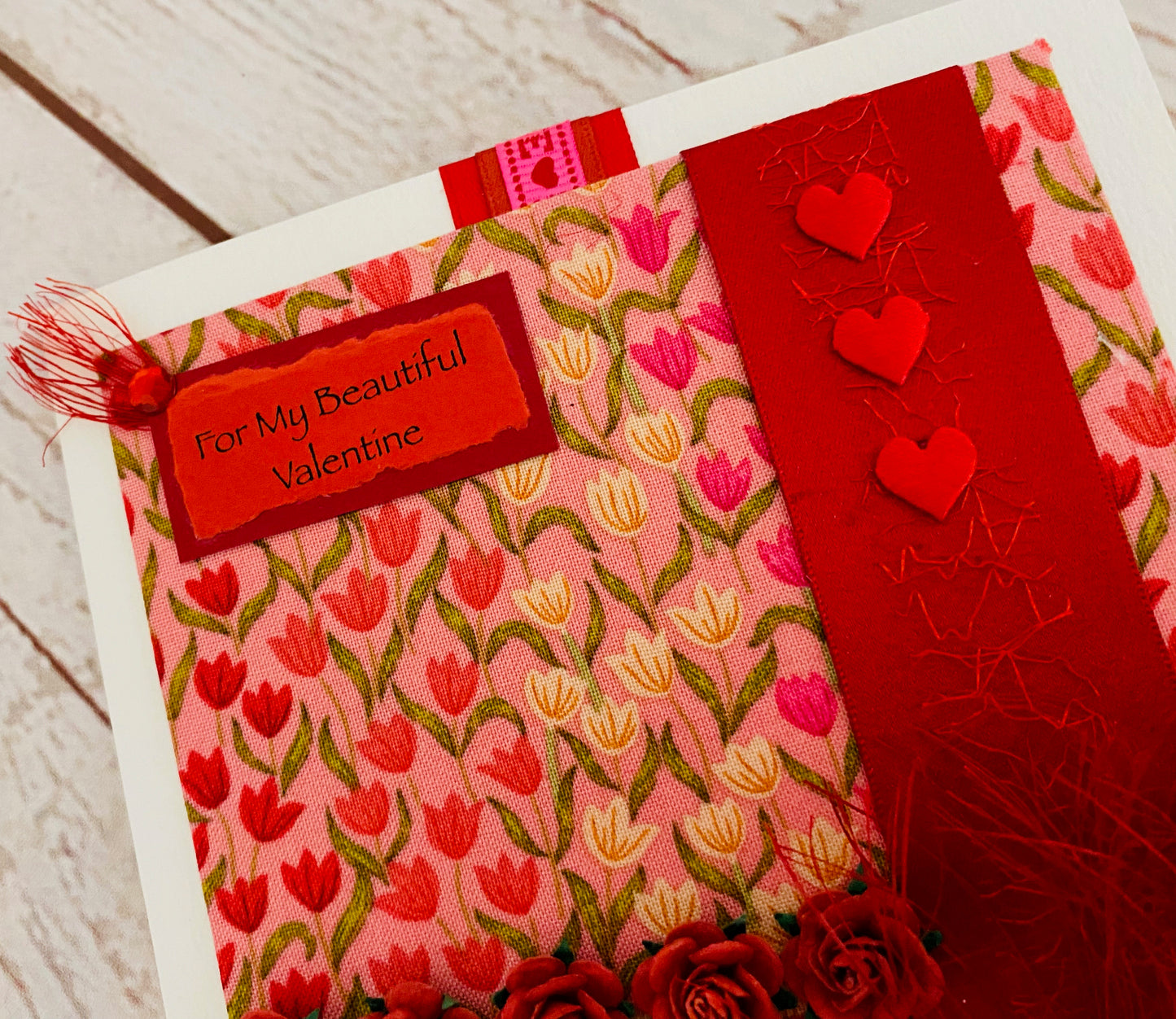 Embrace Handmade Valentines Card