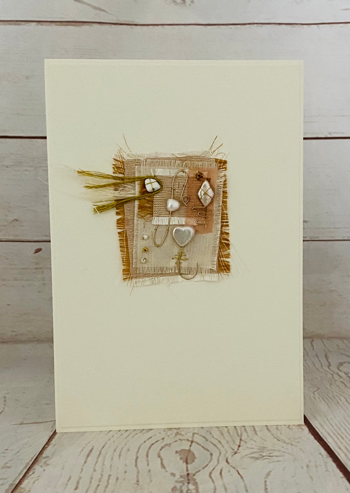 Luxurious Love Heart Handmade Card