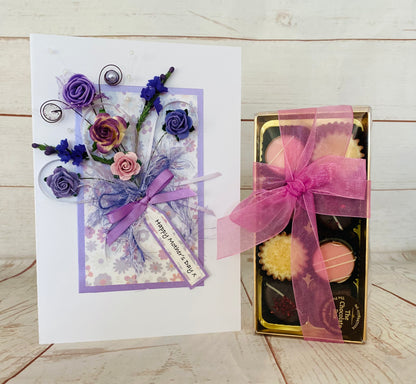 Handmade Card & Chocolates Mother's Day Gift