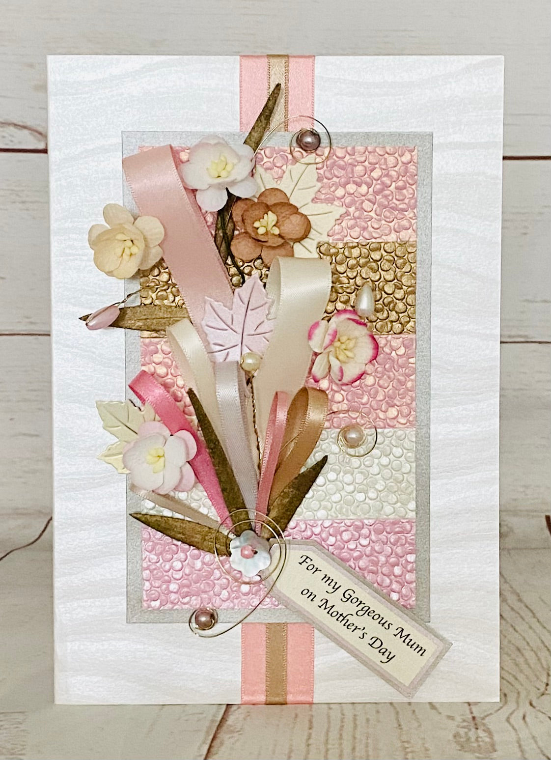 Cherry Blossom Handmade Card