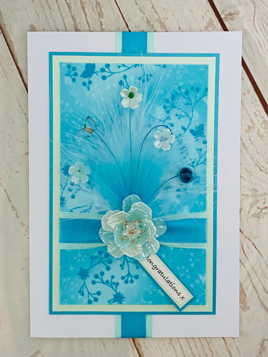 Flutterby Handmade Card