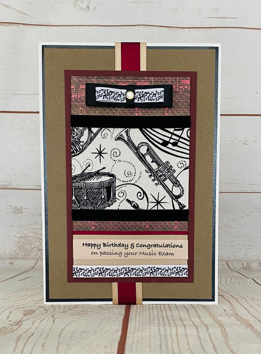 Musical Note Handmade Card
