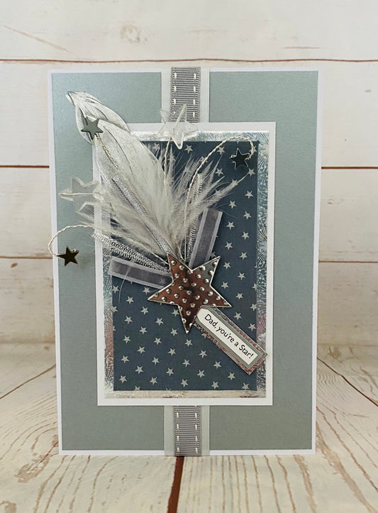 Shooting Star Handmade Card