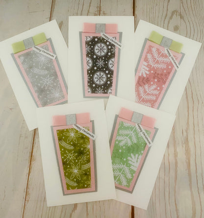 Pastel Christmas Present Handmade Card