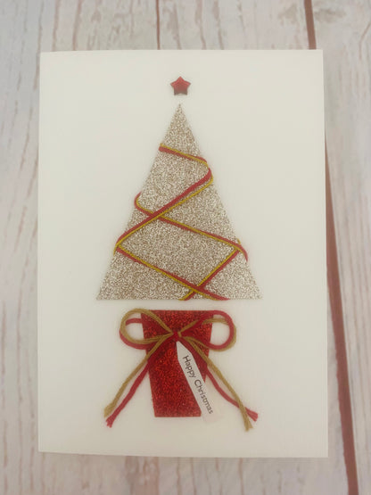 Sparkle Christmas Tree Handmade Card