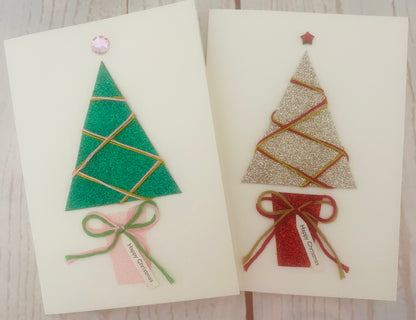 Sparkle Christmas Tree Handmade Card