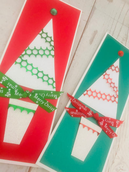 Disco Christmas Tree Handmade Card