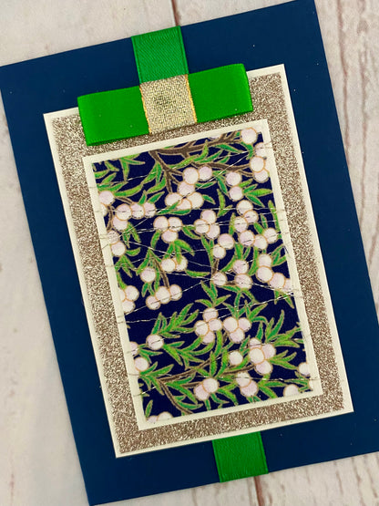 Mistletoe Handmade Christmas Card