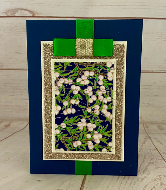 Mistletoe Handmade Christmas Card