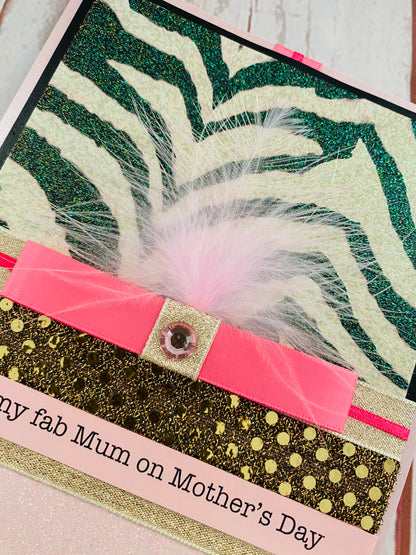 Zebra Fun Handmade Card