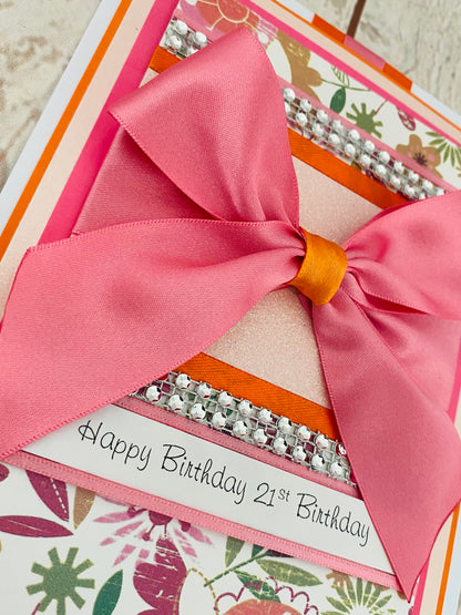 Tutti Frutti Handmade Birthday Card
