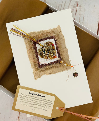 Luxury Empire Bronze Handmade Card