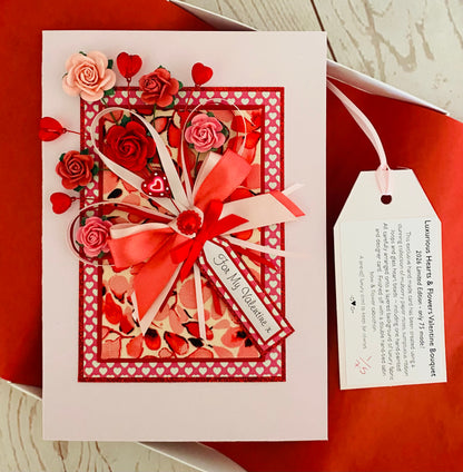 Luxury Hearts & Flowers Valentine Bouquet ~ 2026 Limited Edition