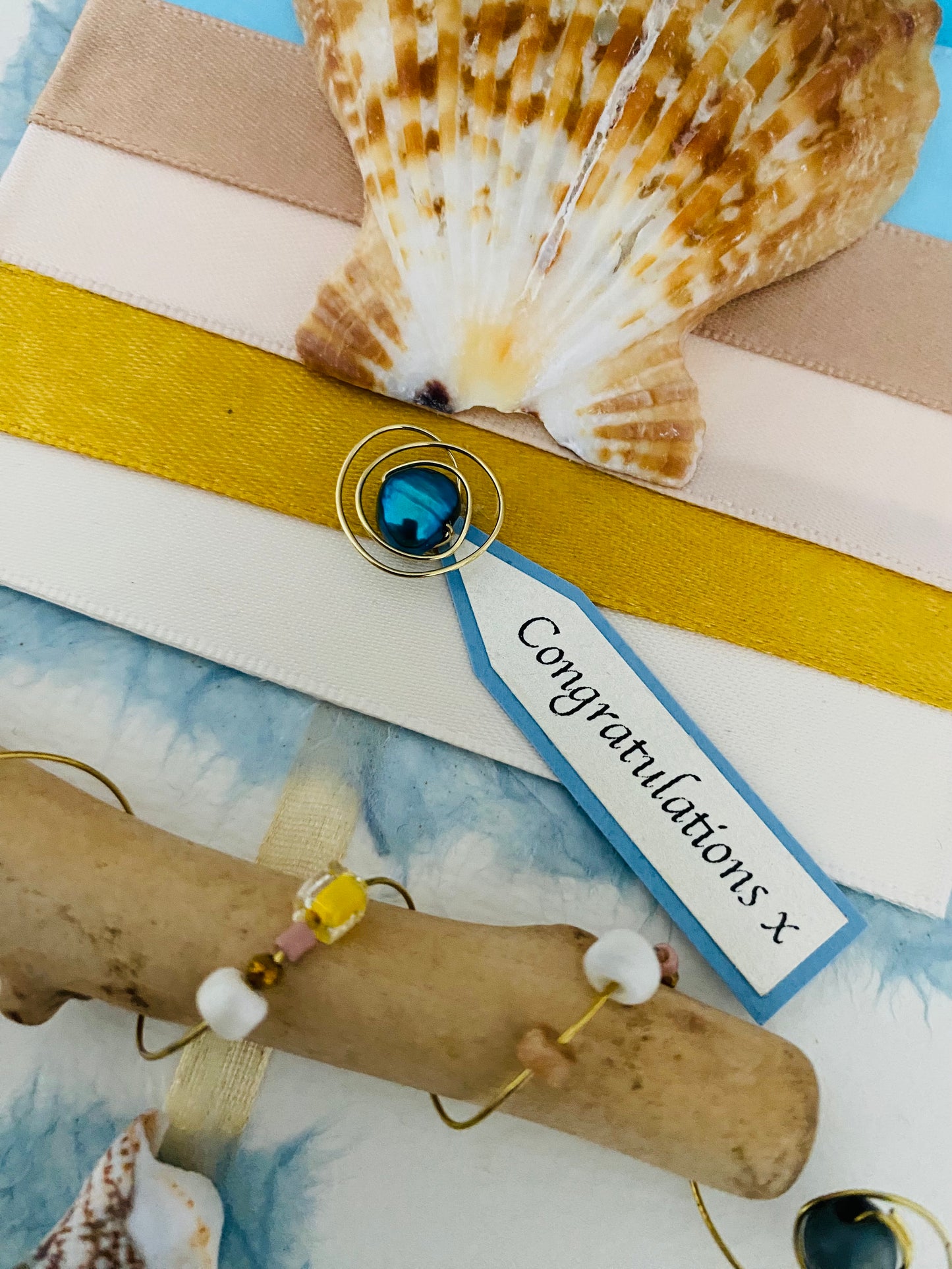 Luxury Seashore Handmade Card