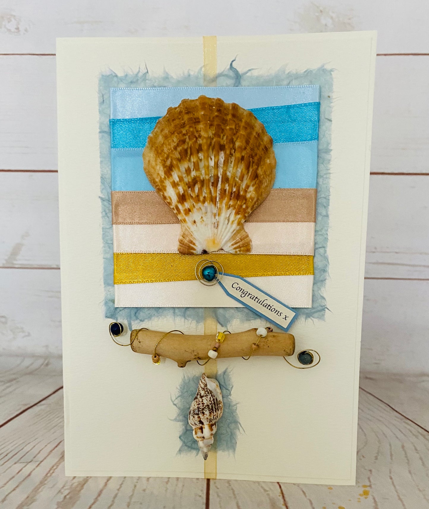 Luxury Seashore Handmade Card