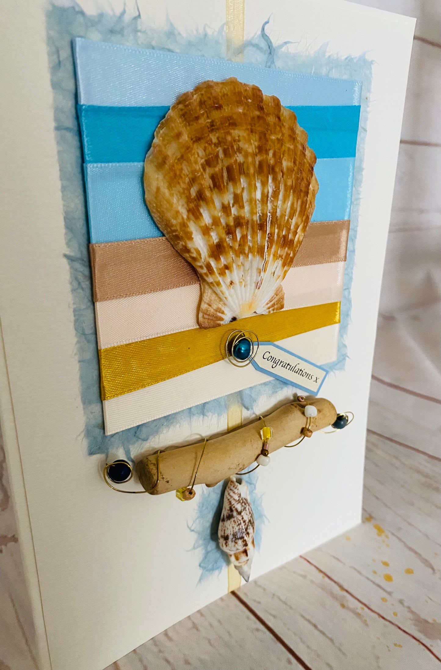 Luxury Seashore Handmade Card