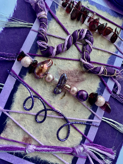 Luxury Purple Devotion Handmade Card