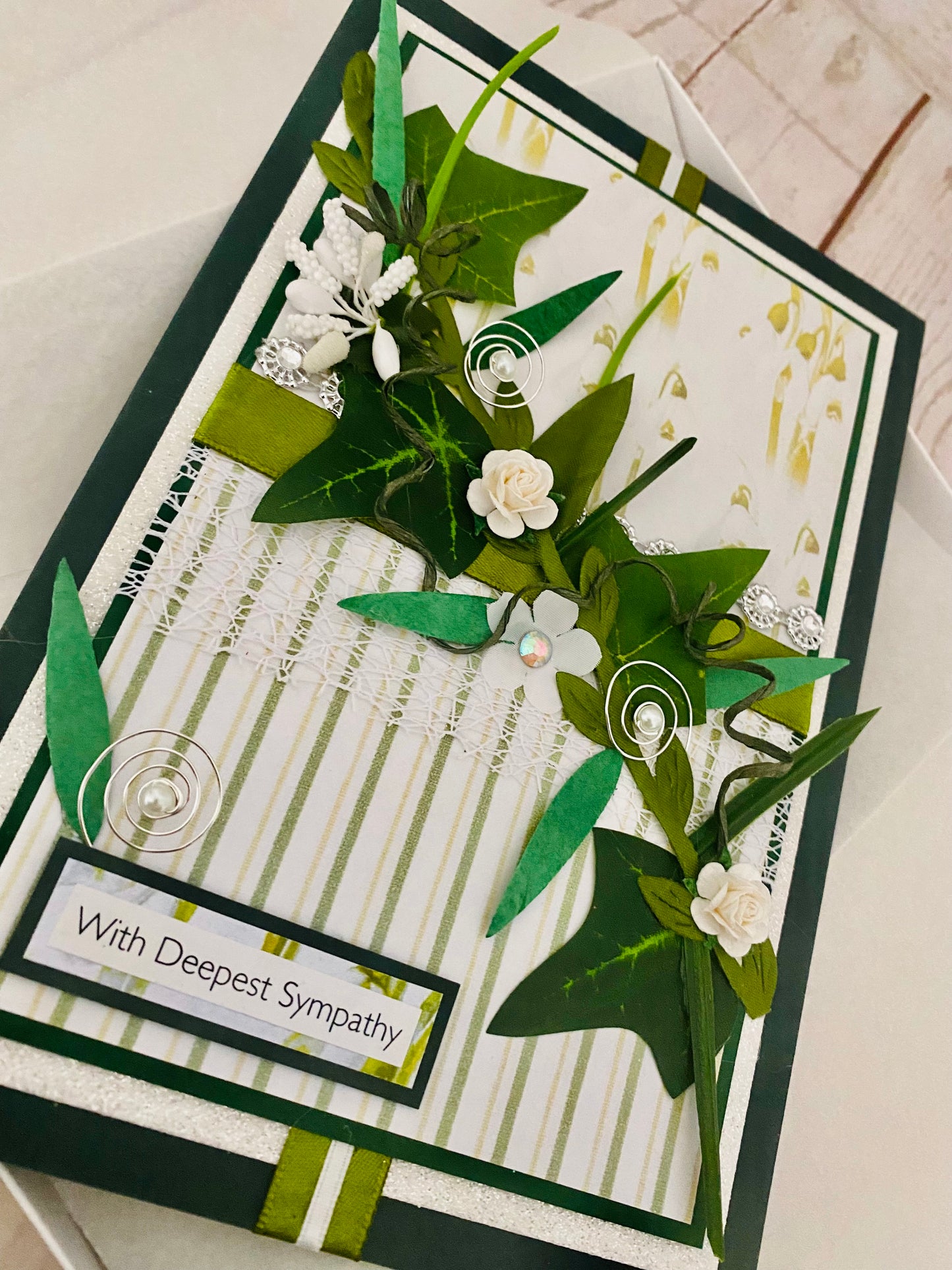 Snowdrop Handmade Card
