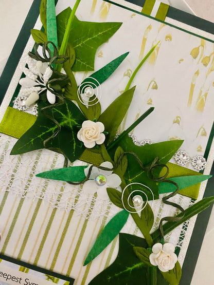 Snowdrop Handmade Card