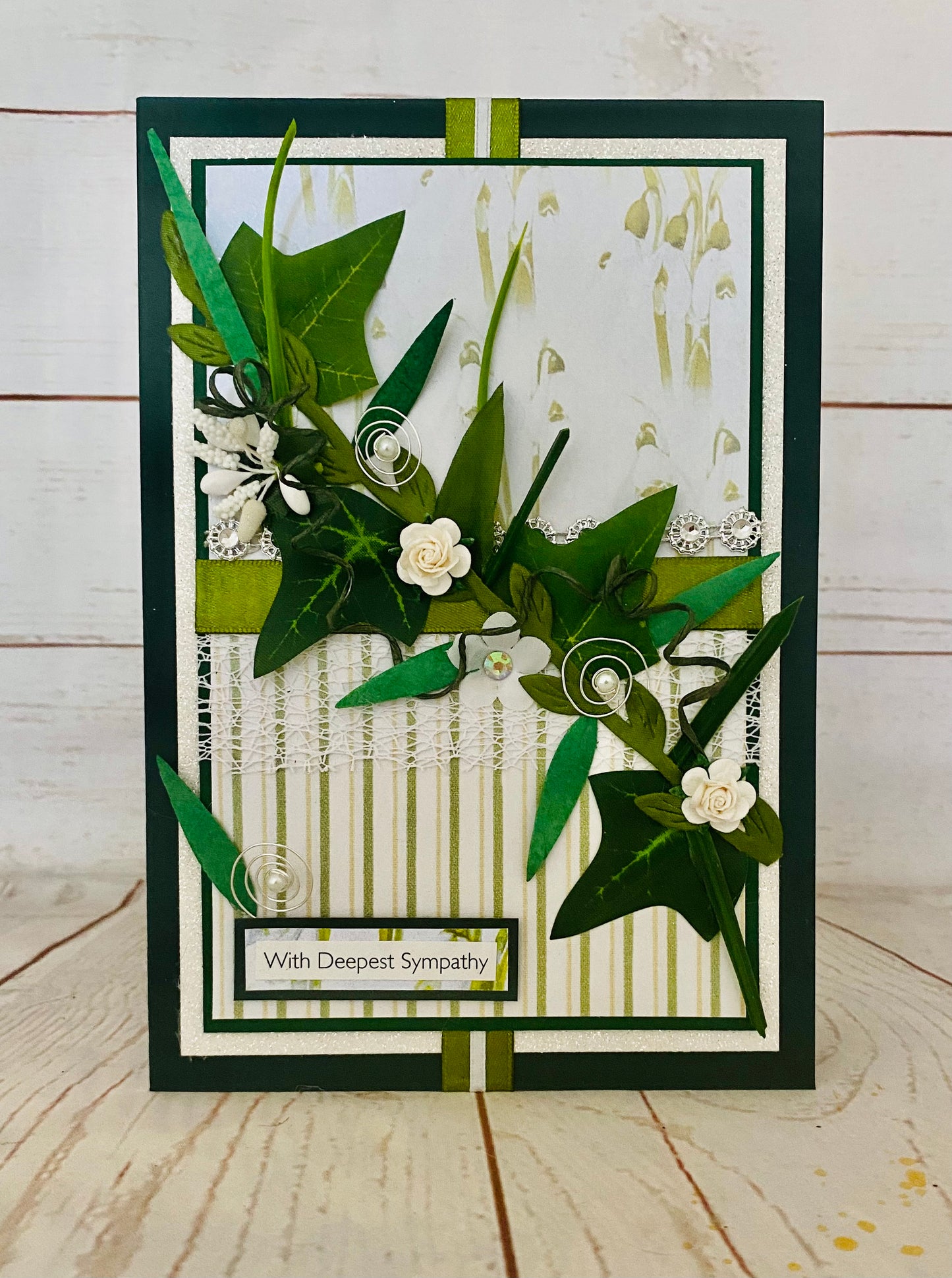 Snowdrop Handmade Card