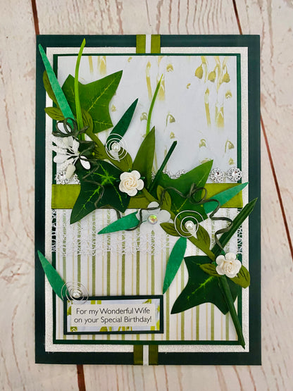 Snowdrop Handmade Card