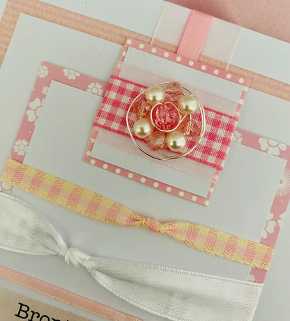 New Baby Girl Handmade Card