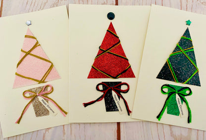 Sparkle Christmas Tree Handmade Card