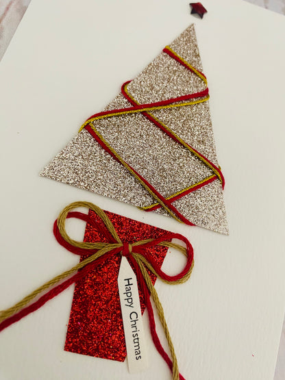 Sparkle Christmas Tree Handmade Card