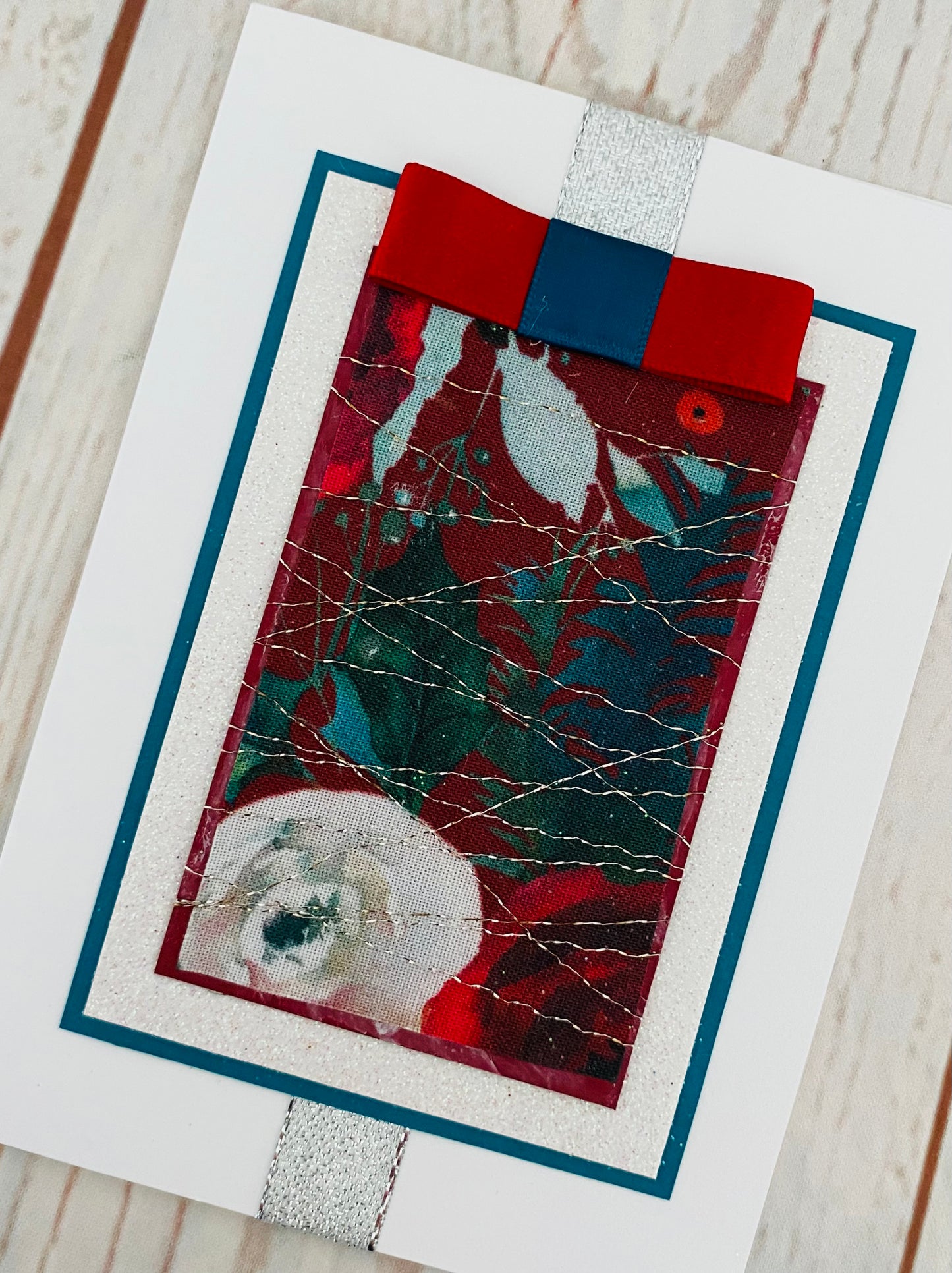Christmas Roses Handmade Card