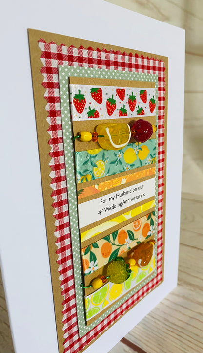 Forever Fruits Handmade Card