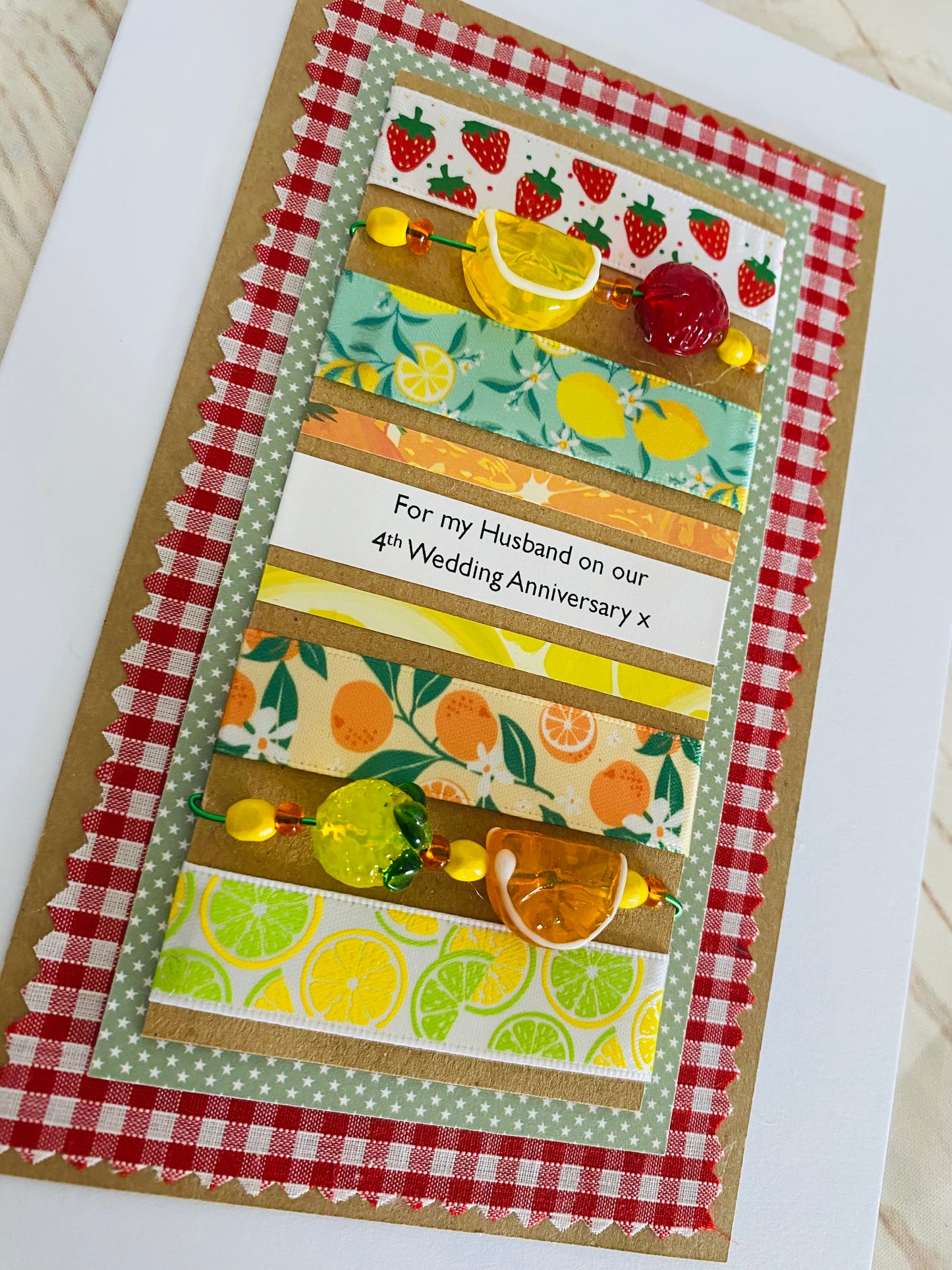 Forever Fruits Handmade Card